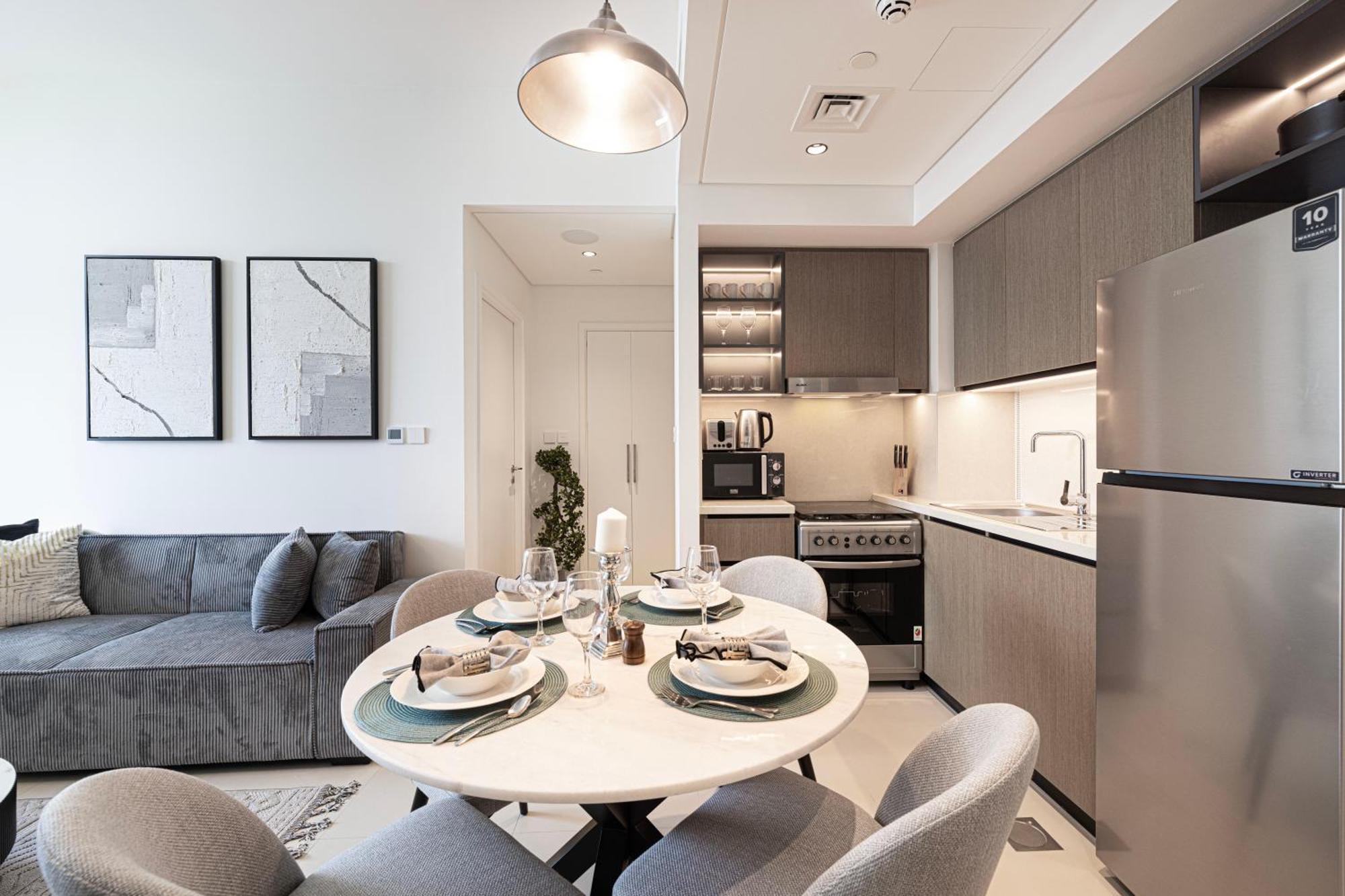 Appartamento Burj Crown - Sky High Downtown Elegance Ocean View Mall *