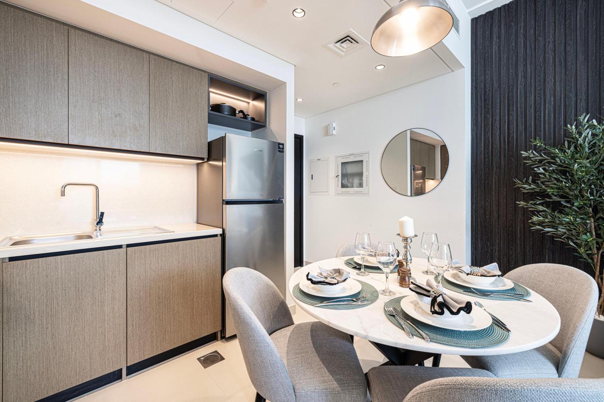 Appartamento Burj Crown - Sky High Downtown Elegance Ocean View Mall *