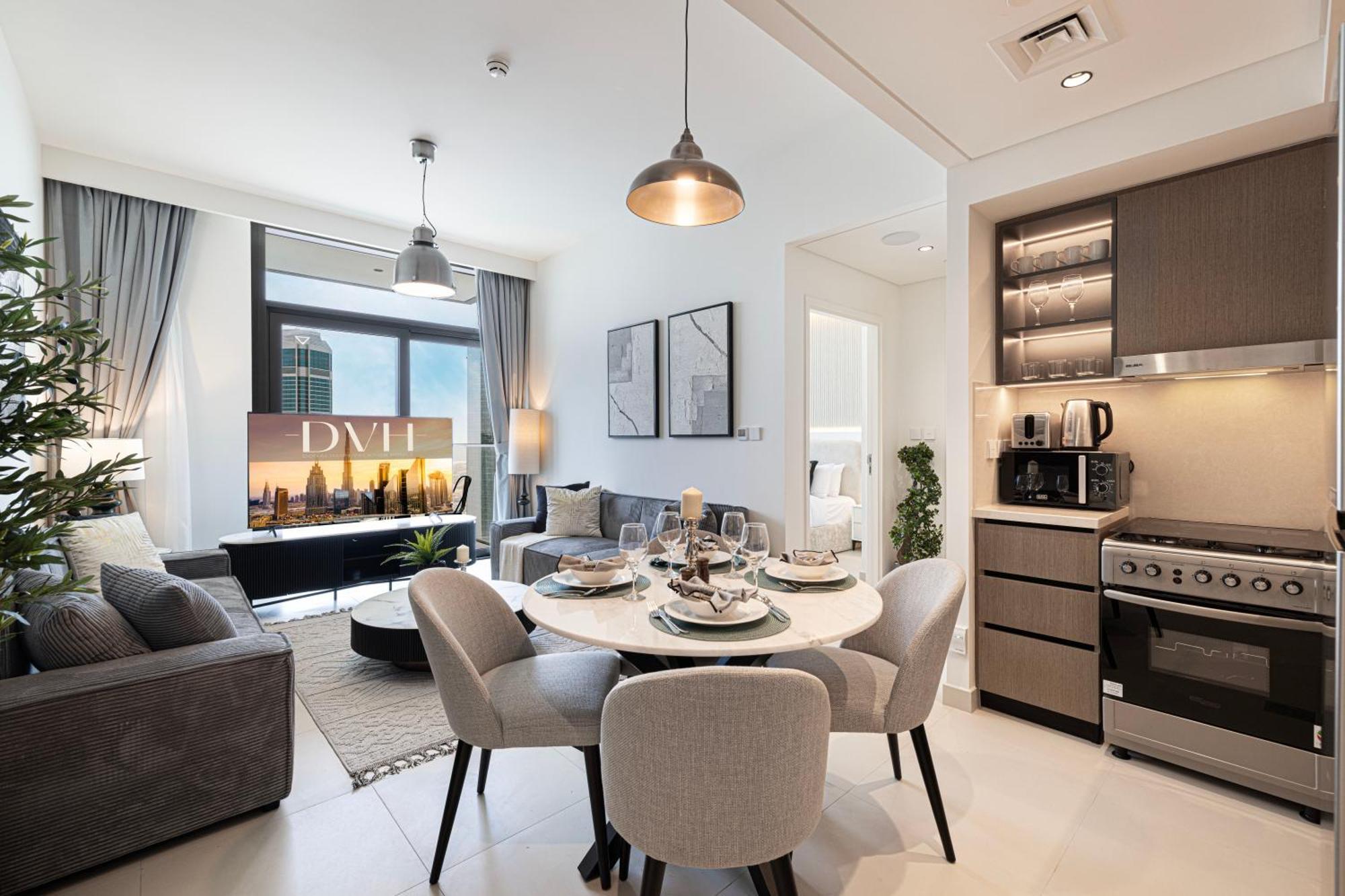 Appartamento Burj Crown - Sky High Downtown Elegance Ocean View Mall *